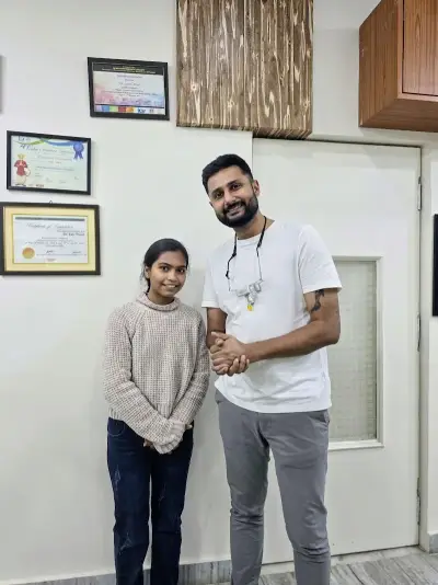 Happy patient, Genus Dental, Lucknow